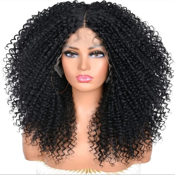 C - Afro Kinky Curly Lace Wig main image 2